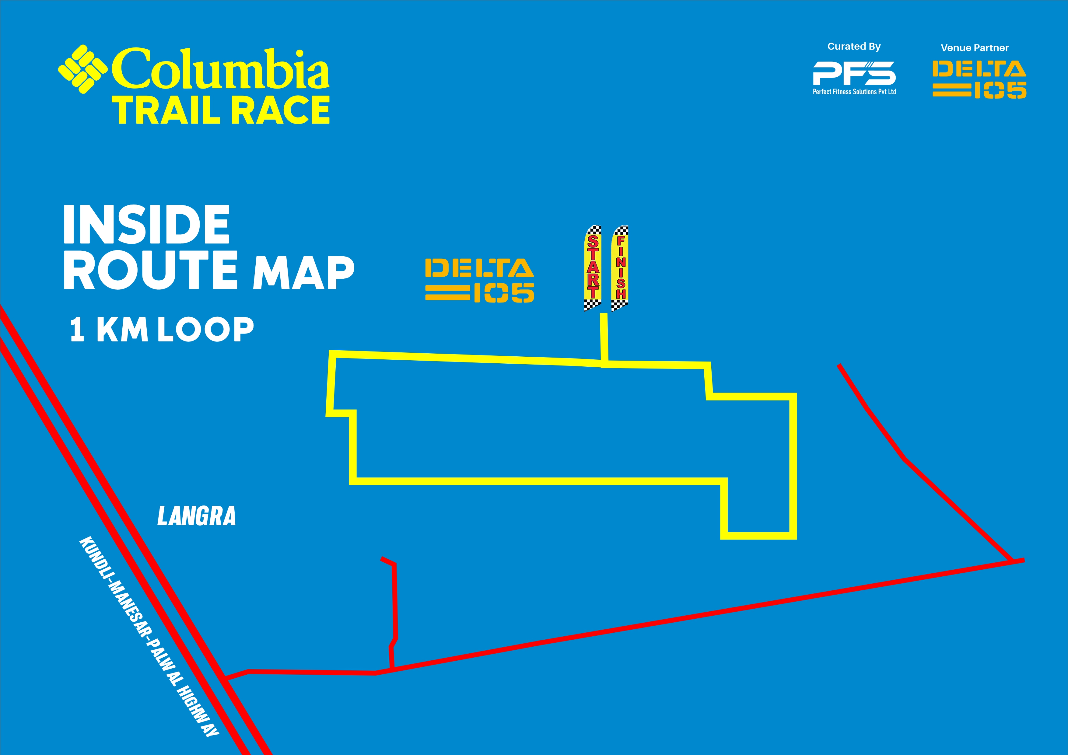 Inside Campus Route Map for 24th Jan